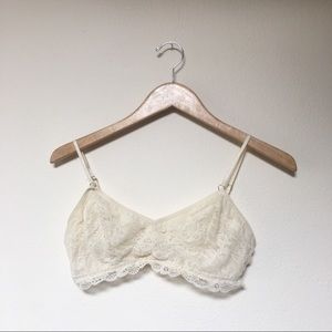 Urban Outfitters- Cream Lace Bralette